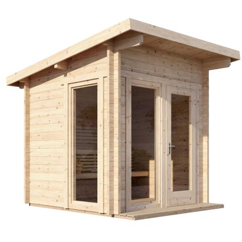 SaunaLife G4 6-Person Outdoor Home Sauna Kit