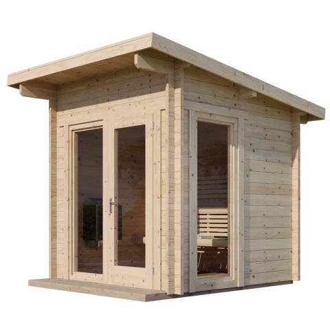 SaunaLife G4 6-Person Outdoor Home Sauna Kit