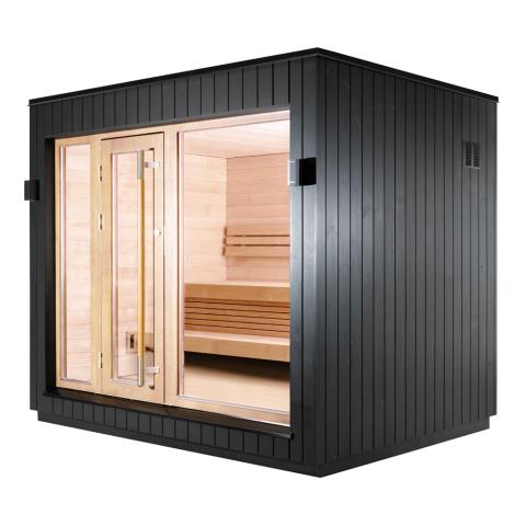 SaunaLife G7 6-Person Fully-Assembled Outdoor Home Sauna