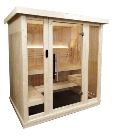 SaunaLife Xperience Series X6 4-Person Indoor Sauna DIY Kit w/LED Light