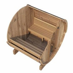 SaunaLife E8 6-Person Outdoor Barrel Sauna