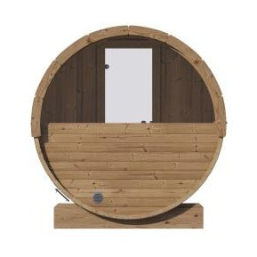 SaunaLife E7W 4-Person Outdoor Barrel Sauna - Window