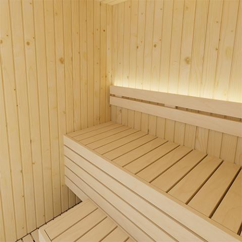 SaunaLife Xperience Series X2 2-Person Indoor Sauna DIY Kit w/LED Light