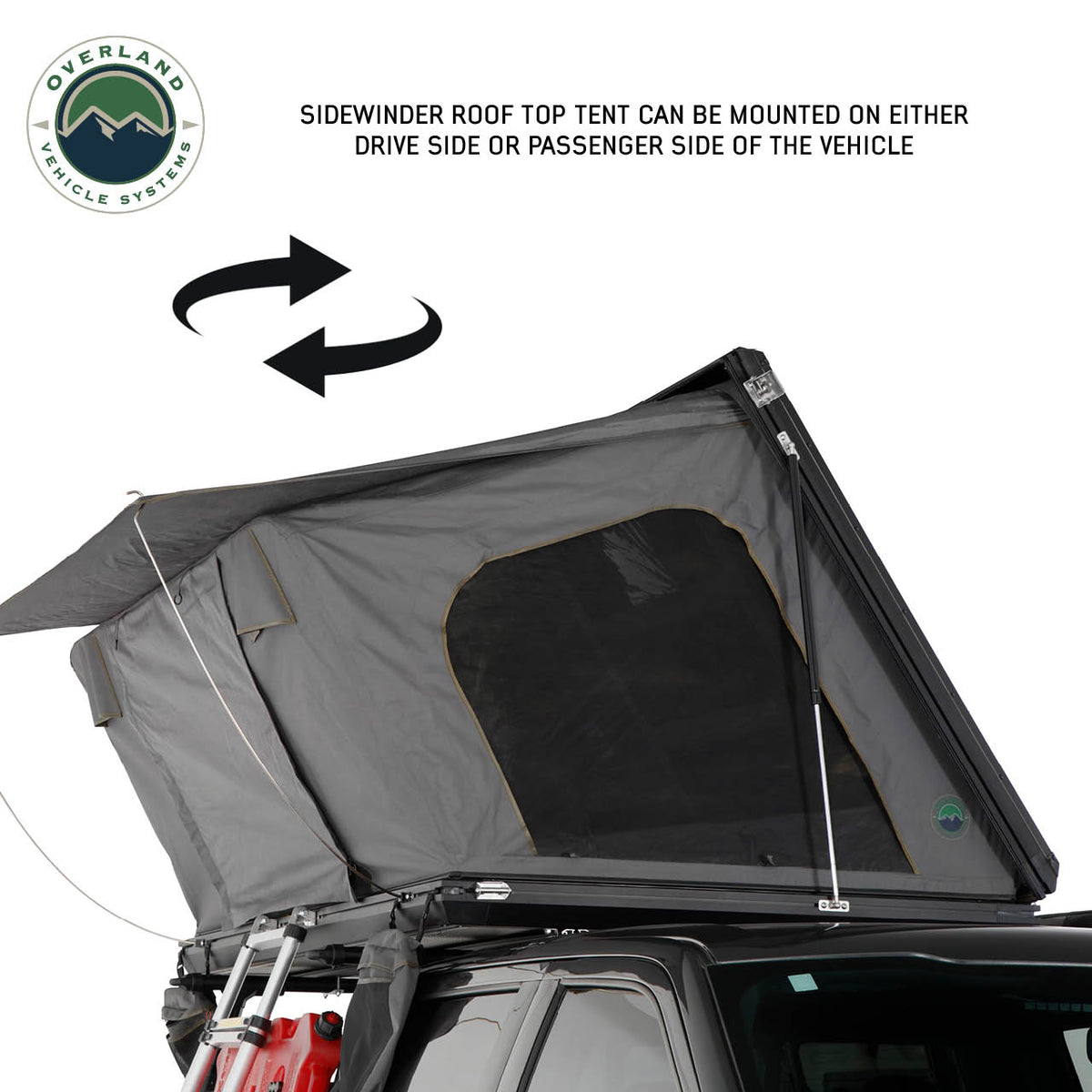 Overland Vehicle Systems Sidewinder Side-Opening Roof Top Tent