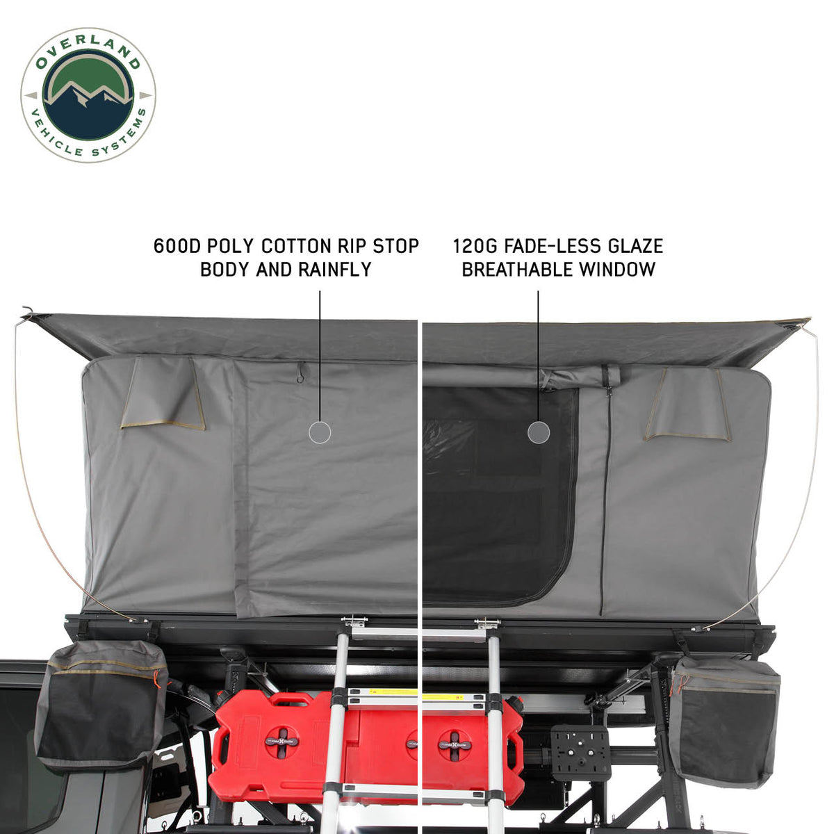 Overland Vehicle Systems Sidewinder Side-Opening Roof Top Tent