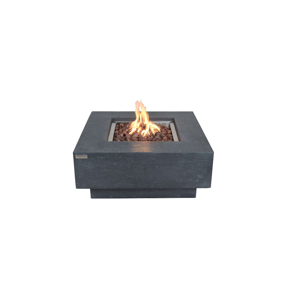 Elementi Manhattan Dark Gray Fire Table