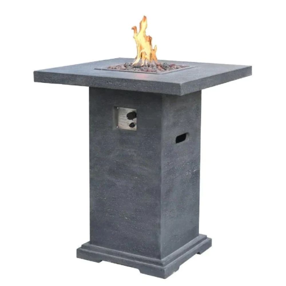 Elementi Montreal Dark Gray Fire Table