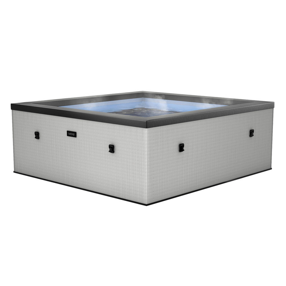 Wave Spas Garda Rigid Eco-Foam Square Hot Tub with Integrated Heater