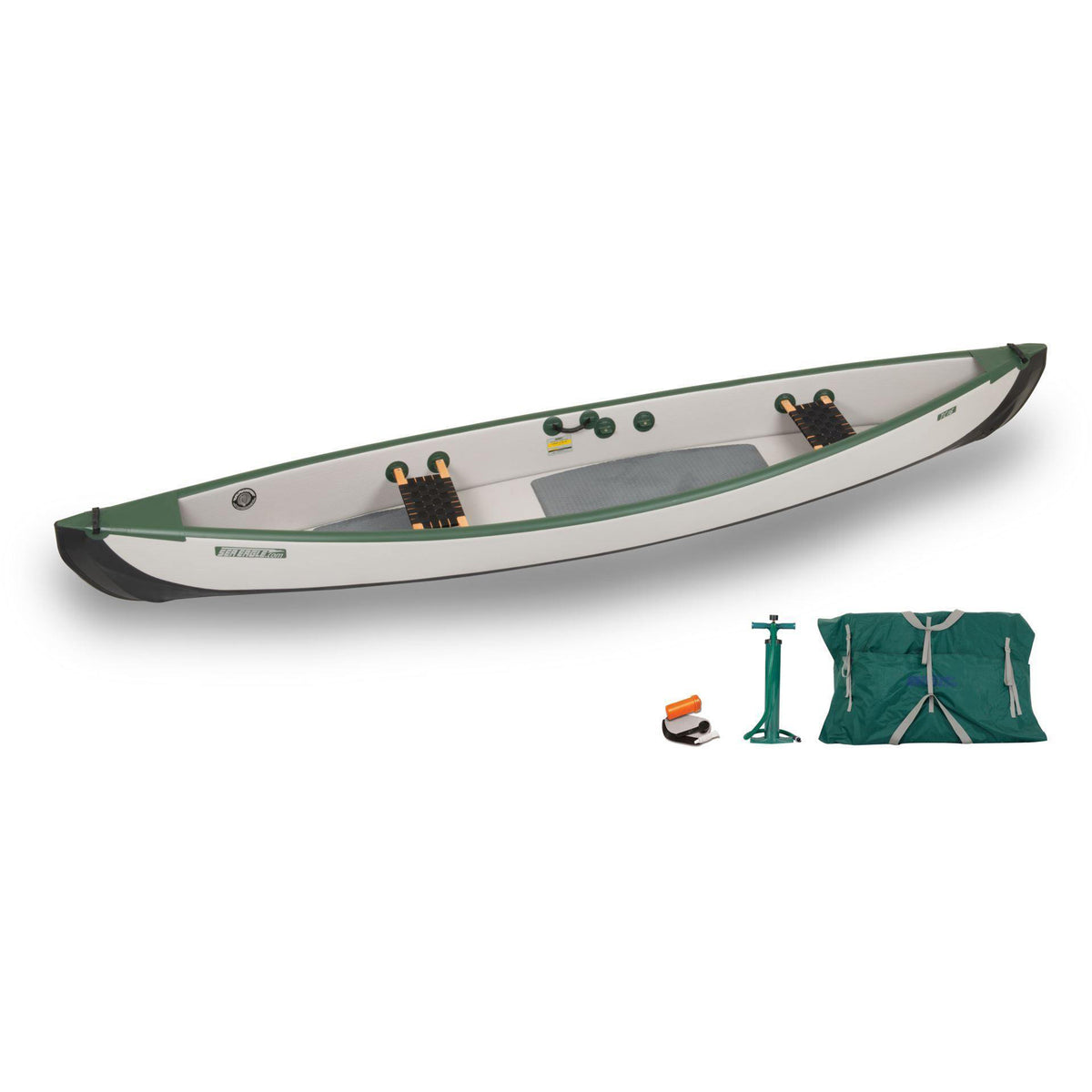 Sea Eagle TC16K Electric Pump Inflatable Travel Canoe