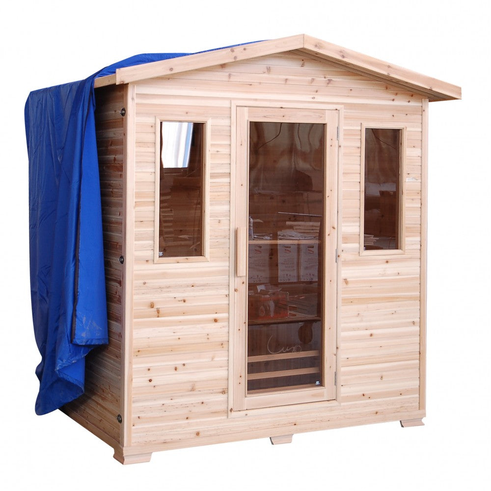 SunRay Saunas Grandby Outdoor 3-Person Infrared Sauna