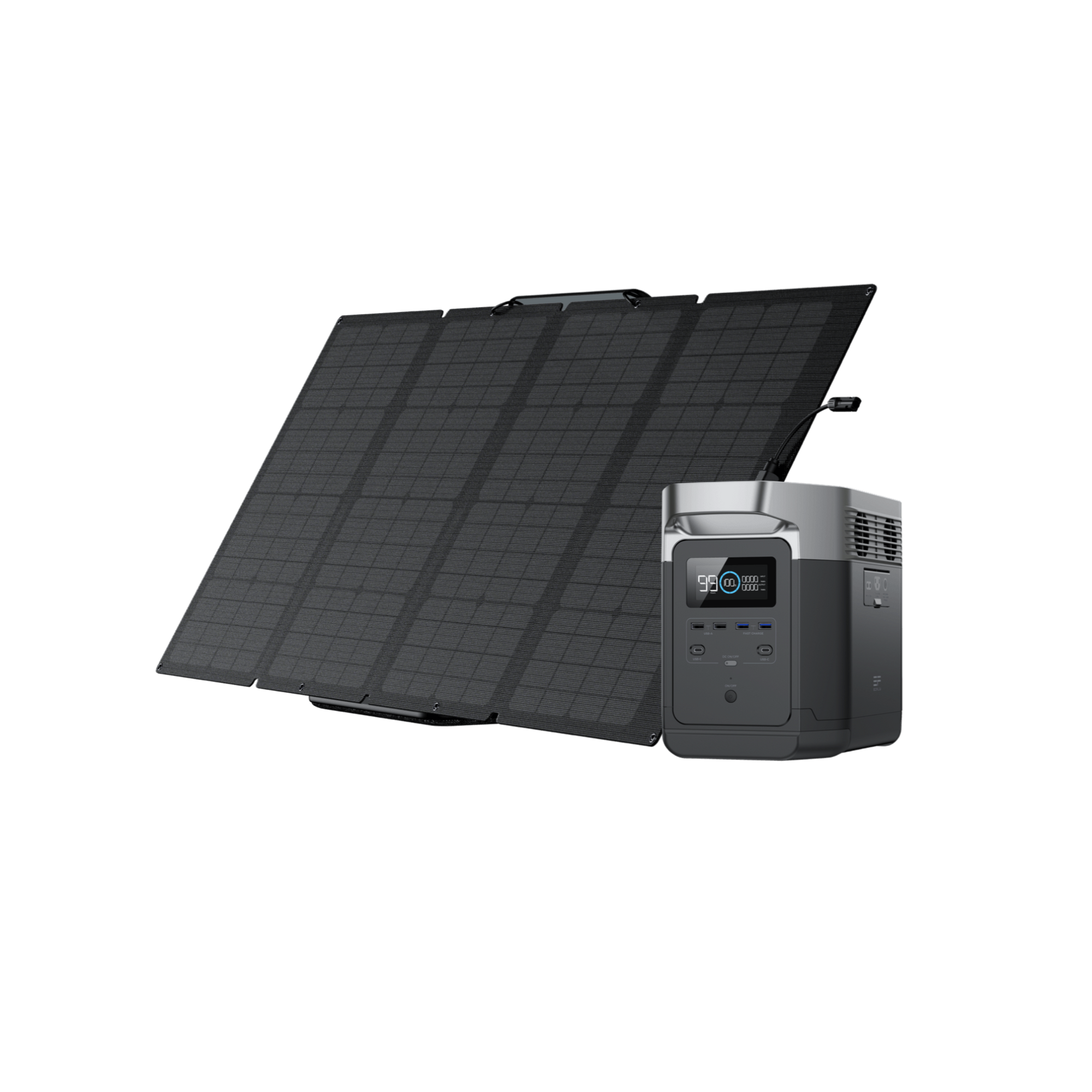 EcoFlow US Bundle DELTA (1300) / 1*160W EcoFlow DELTA + 160W Portable Solar Panel
