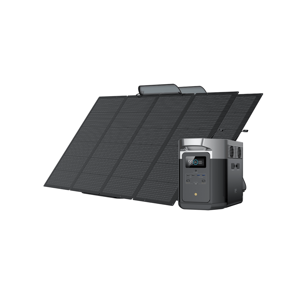 EcoFlow US Bundle DELTA Max (2000) / 2*400W EcoFlow DELTA Max + 400W Portable Solar Panel