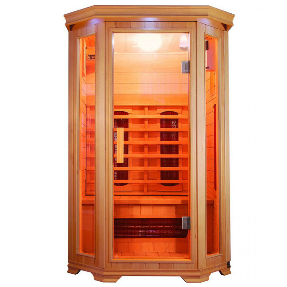 SunRay Saunas Heathrow 2-Person Indoor Infrared Sauna