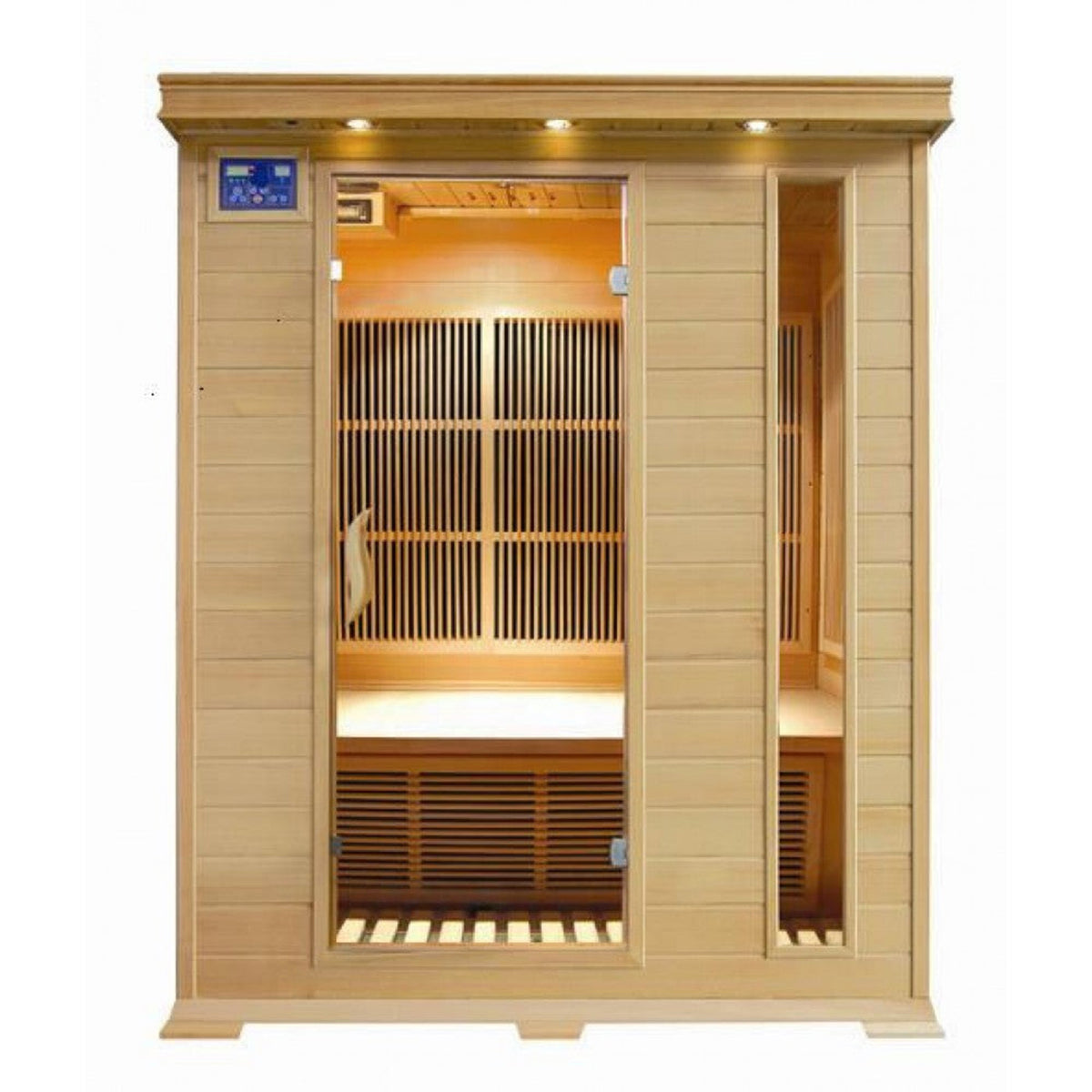 SunRay Saunas Aspen 3-Person Indoor Infrared Sauna