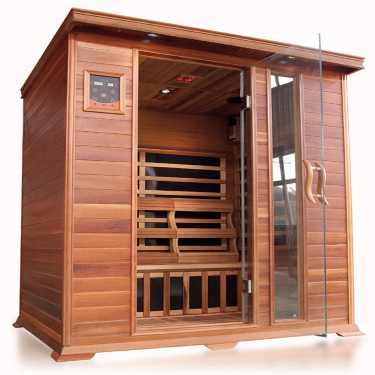 SunRay Saunas Savannah 3-Person Indoor Infrared Sauna