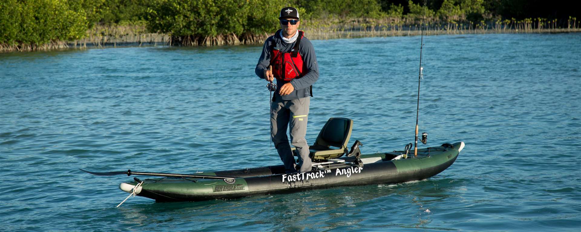 Sea Eagle 385fta FastTrack™ Angler iK Rigged For Fishing 